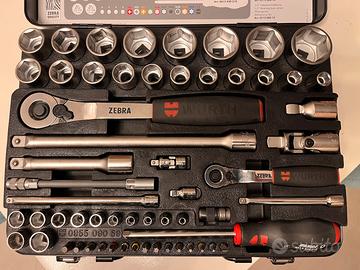 Set chiavi a bussola Würth 59 pz Pari al nuovo