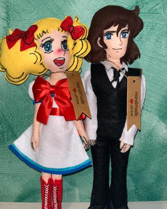 Bamboline di Candy e Terence fatte a mano