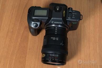 Canon EOS 600 analogica completa di zoom e flash