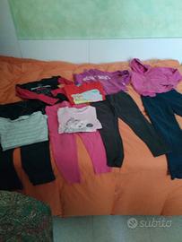 pantaloni, felpa, magliette tg. 6/7