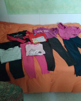 pantaloni, felpa, magliette tg. 6/7