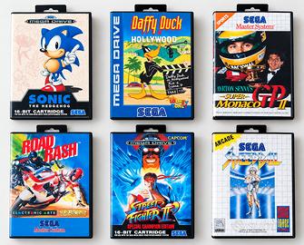 Lotto 6 Giochi SEGA Mega Drive e Master System