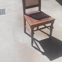 sedia in legno del 1800
