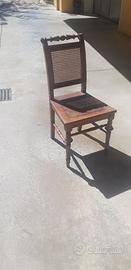 sedia in legno del 1800