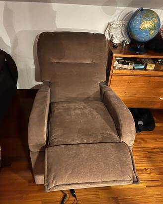 Poltrona relax color caffè