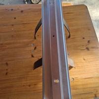 staffa da muro porta oggetti acciaio 2 mensole