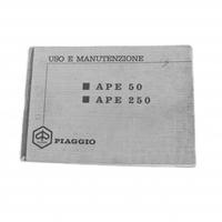 Manuale in PDF uso e manutenzione Ape 50 250 TL1 T