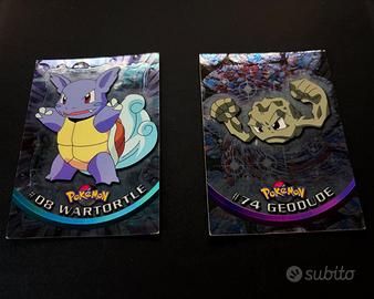 Wartortle e Geodude Topps Holo