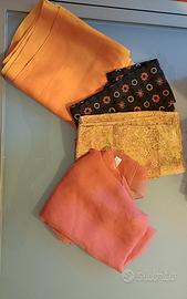 stock di 13 sciarpe/pochette da donna