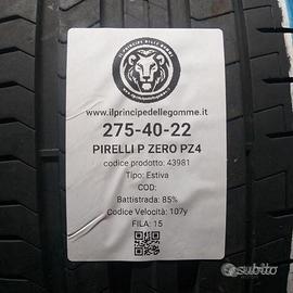 2 gomme 275 40 22 pirelli a43981