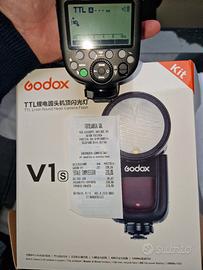 flash godox v1 s come nuovo 160 euro sony
