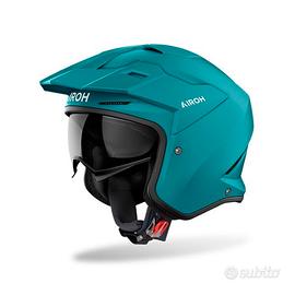 AIROH Casco Jet Kombakt - Color - Petrol