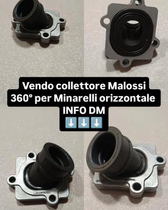 COLLETTORE MALOSSI 360° MINARELLI ORIZZONTALE 