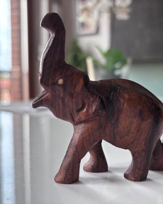 Elefantino in legno Africano