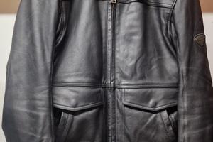 Giacca pelle moto Triumph tg.48 