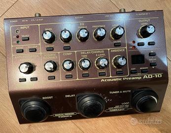 Acustic preamp D10 multieff. ,Loop ,DI ecc