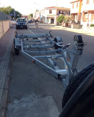 Carrello portabarca Rimorchio Tecnitrail 1500kg