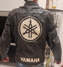 Giacca in pelle moto taglia 50