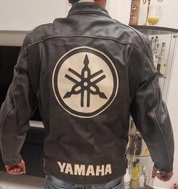 Giacca in pelle moto taglia 50