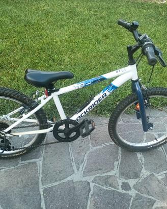 Bici MTB B'Twin Rockrider ST100 20" bambino