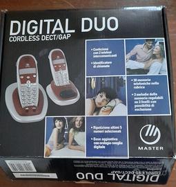 TELEFONI CORDLESS DIGITAL DUO MASTER