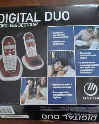 TELEFONI CORDLESS DIGITAL DUO MASTER