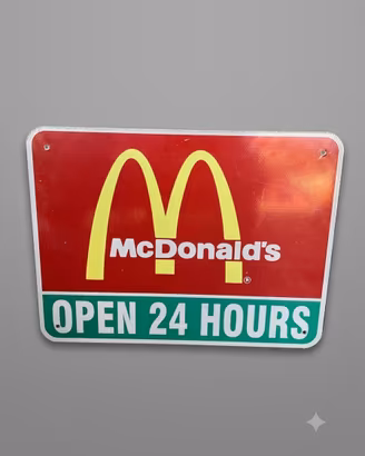 Mc Donalds - Olivetti - Lavazza - Agfa film targhe