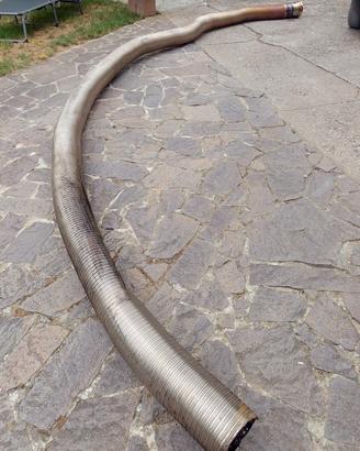 tubo acciaio canna fumaria