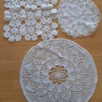 Centrini vintage cotone bianco artigianali