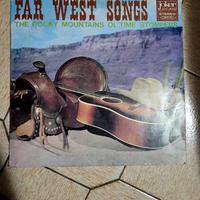 vinile "Far West Songs" della band The Rocky Moun
