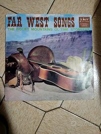 vinile "Far West Songs" della band The Rocky Moun