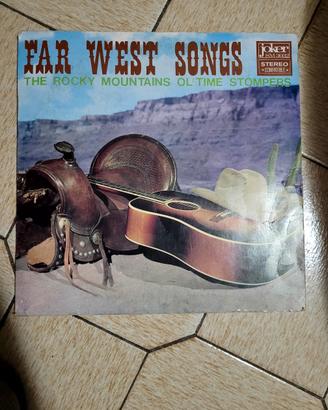 vinile "Far West Songs" della band The Rocky Moun