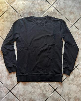 Felpa girocollo Crewneck Makia L Nera Uomo unisex