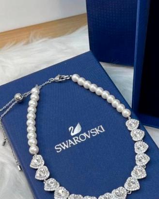 Collana swarovski con scatola nuovo