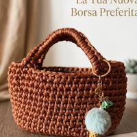 Borsa da polso fatta a mano uncinetto
