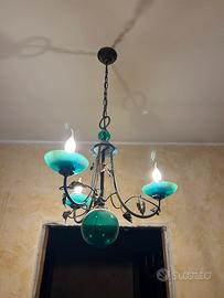 Lampadario vetro di Murano