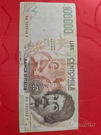 banconota da 100000lire 