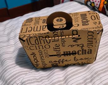 Porta caffè in scatola 🧺