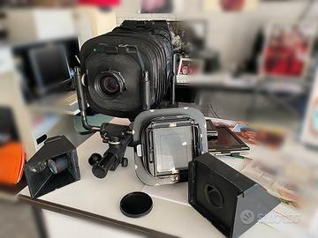 macchina fotografica banco ottico