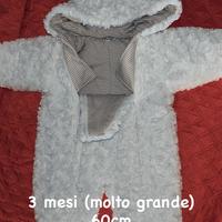 GIACCA NEONATA TUTA DA NEVE
