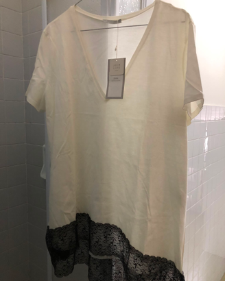 T-shirt bianca Zara