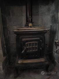 stufa in ghisa a gas old style