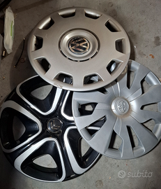 3 copricerchi: Volkswagen, Toyota, Citroën