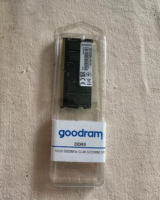 RAM DDR5 16GB 5600MHz CL46 SODIMM GOODRAM