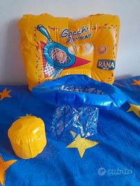 Canestro gonfiabile pubblicitario vintage