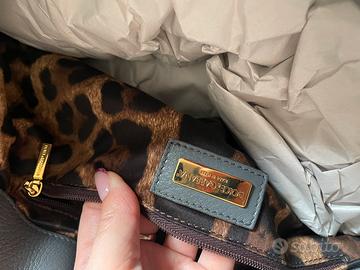 Borsa in pelle Grigia