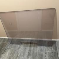 Lastra plexiglas 100x80 divisoria per bancone