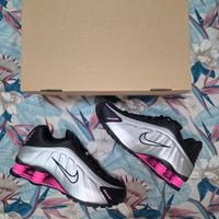 Nike Shox R4 Argento e Rosa Tg 38 5