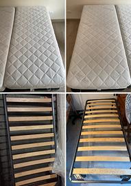 materasso singolo italiano 40€ rete letto 25€ 