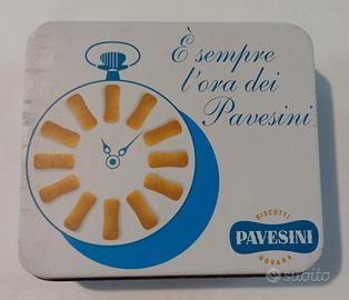 Scatola latta biscotti Pavesini